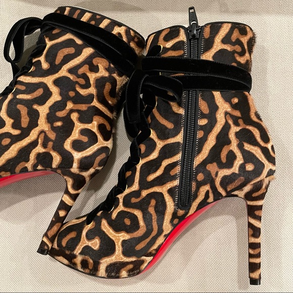 NWT❤️Christian Louboutin❤️Circus Nana 100 Pony Boots - Picture 10 of 12